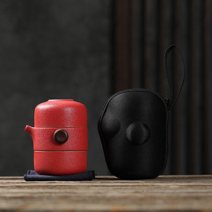 Two-Cup Travel Teapot Set