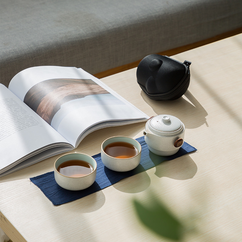 Two-Cup Travel Teapot Set