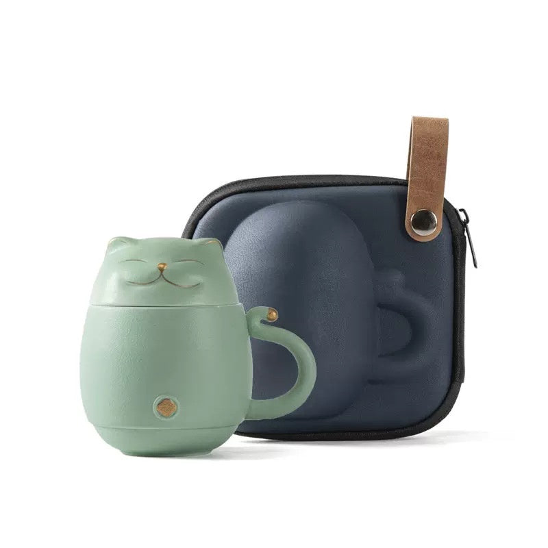 Cat Cup Nested Infuser Mug