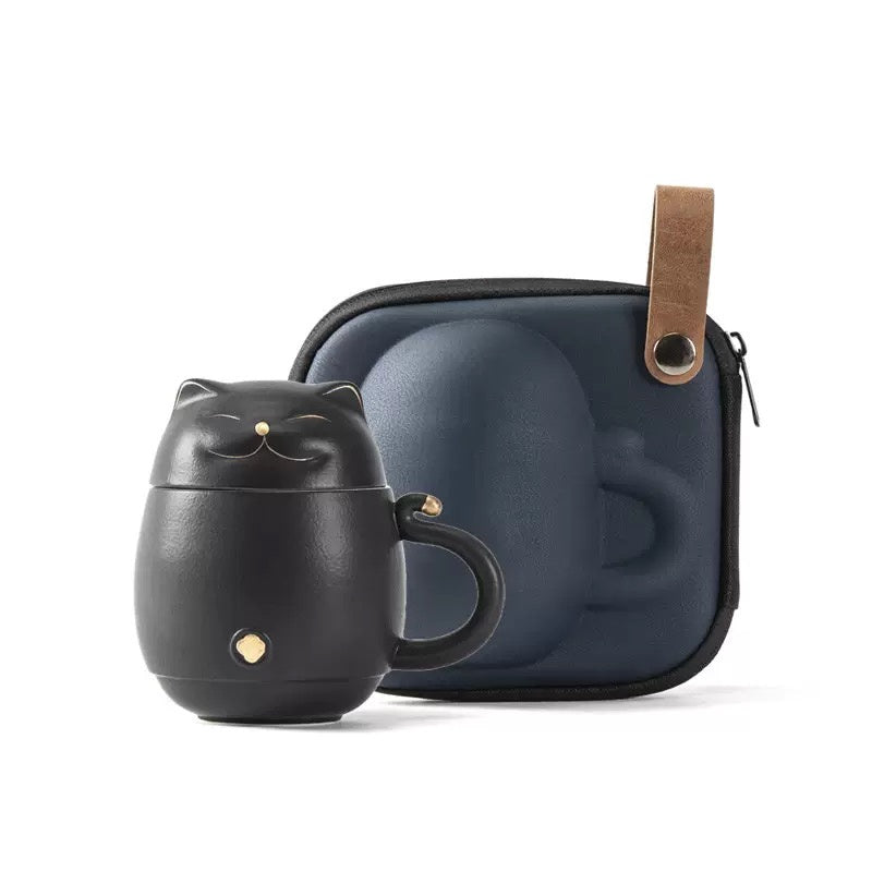 Cat Cup Nested Infuser Mug