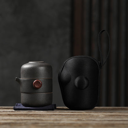 Two-Cup Travel Teapot Set