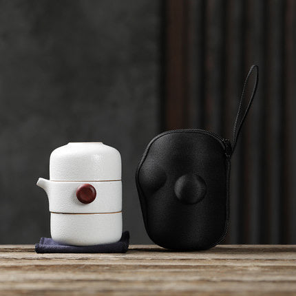 Two-Cup Travel Teapot Set