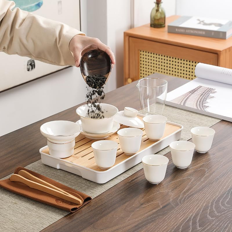 Roy's Portable Gongfu Tea Tray Set & Carrying Case