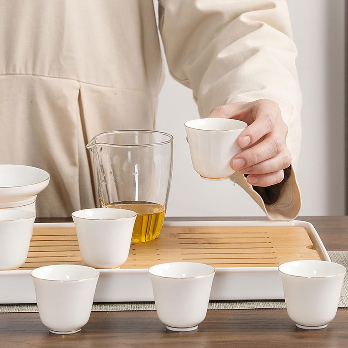 Roy's Portable Gongfu Tea Tray Set & Carrying Case